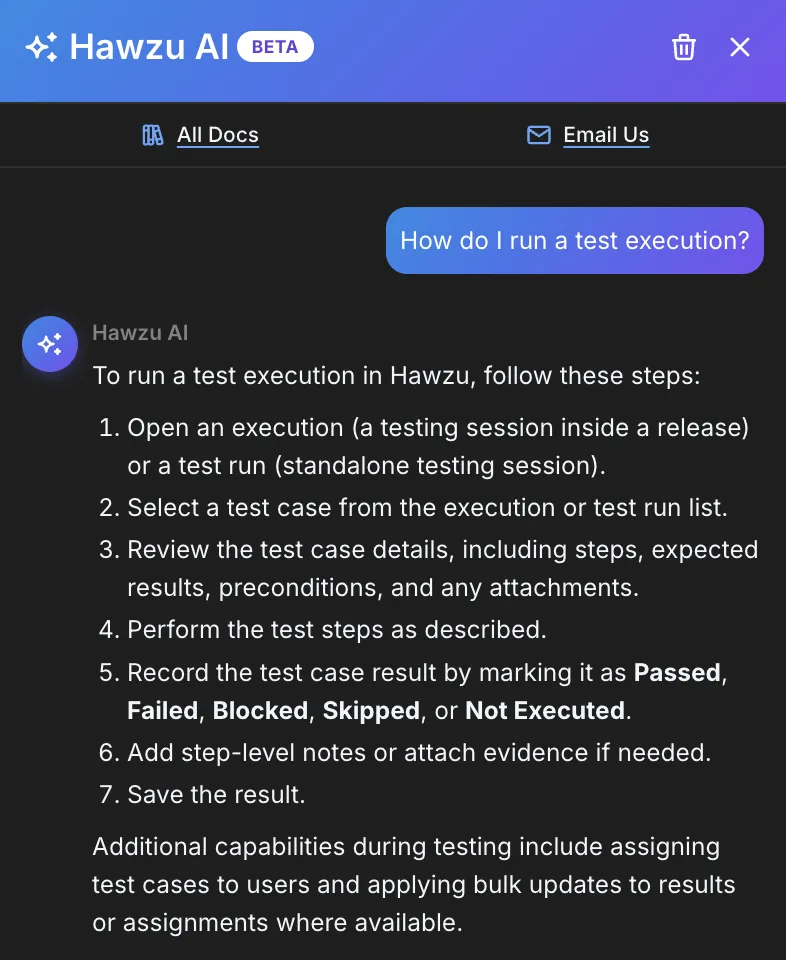 Ask, and get an answer — or an honest “I couldn't find that”